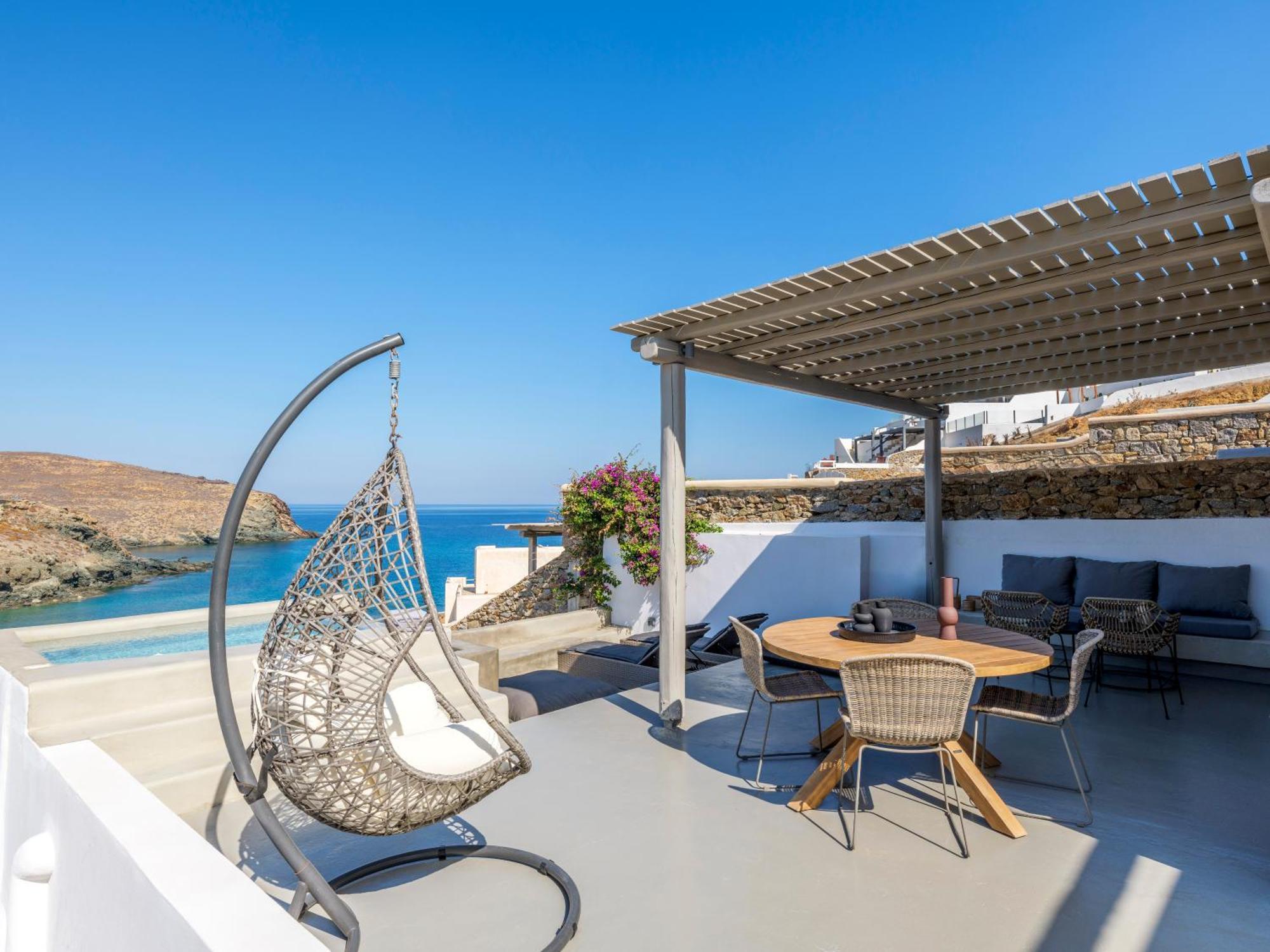 The Mykonist Merchia Beach Villas & Suites Esterno foto