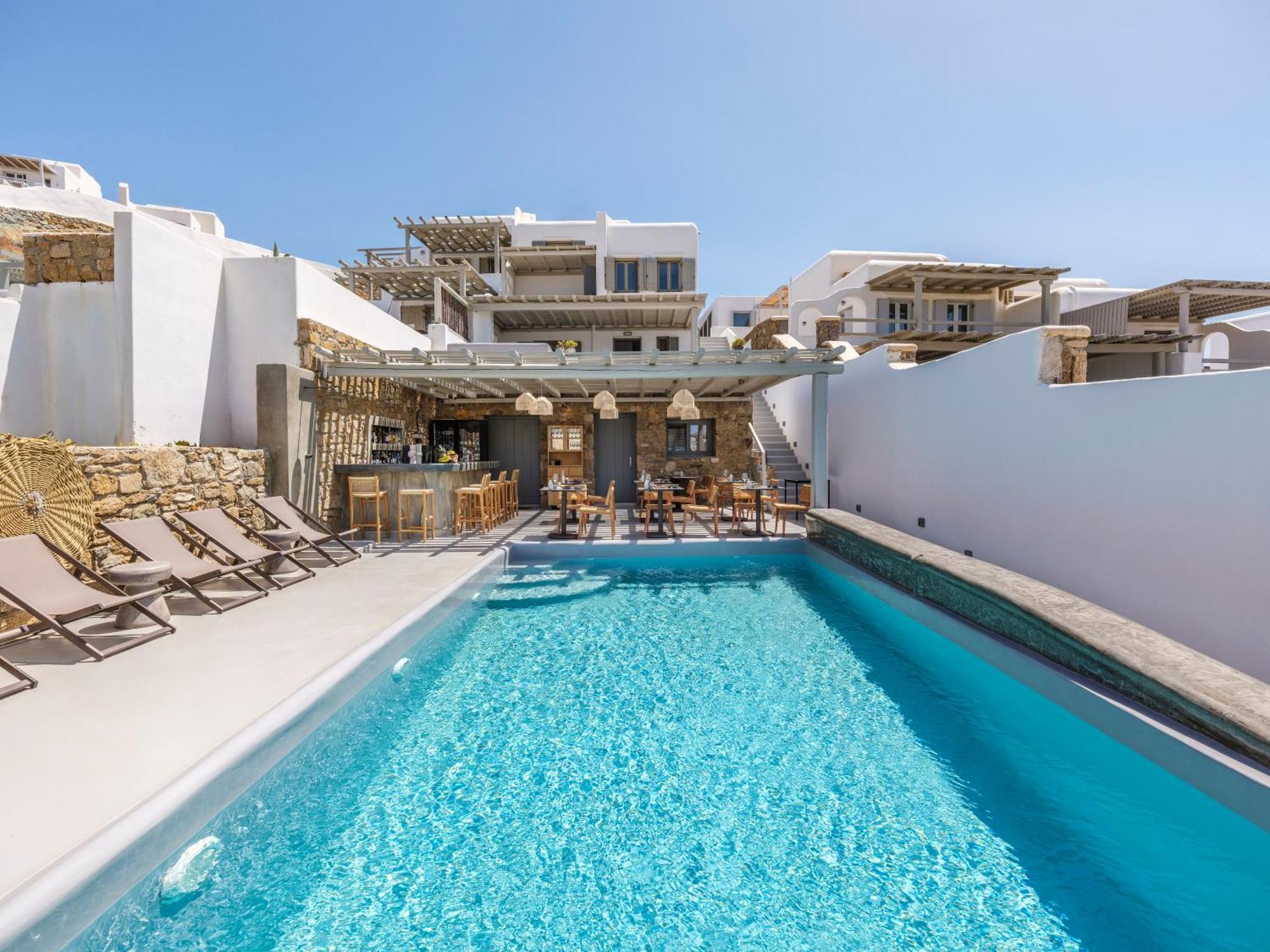 The Mykonist Merchia Beach Villas & Suites Esterno foto