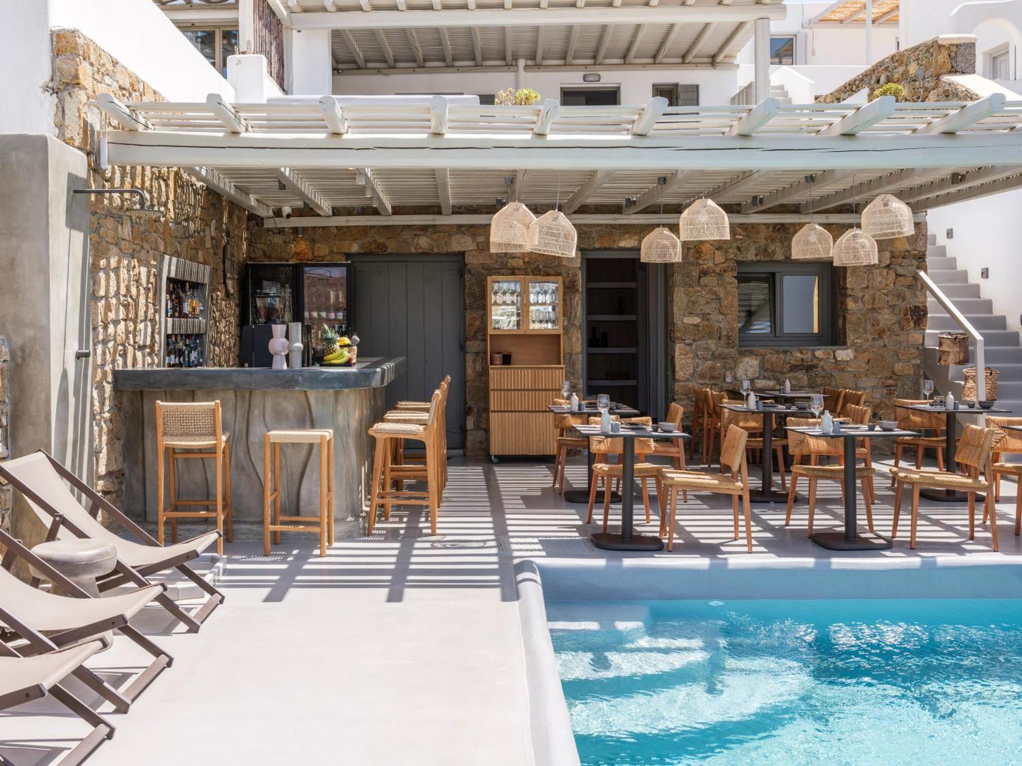 The Mykonist Merchia Beach Villas & Suites Esterno foto
