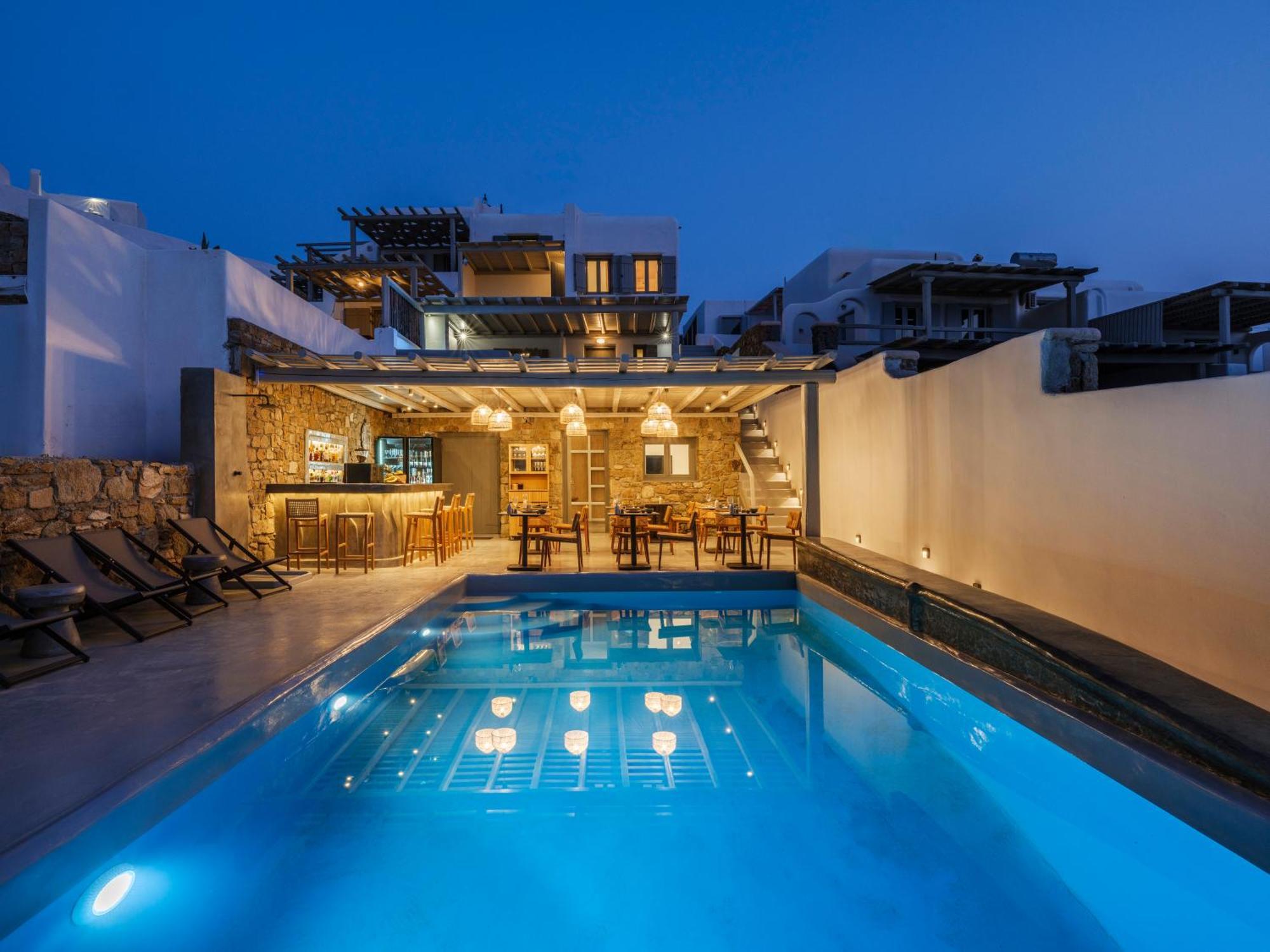 The Mykonist Merchia Beach Villas & Suites Esterno foto