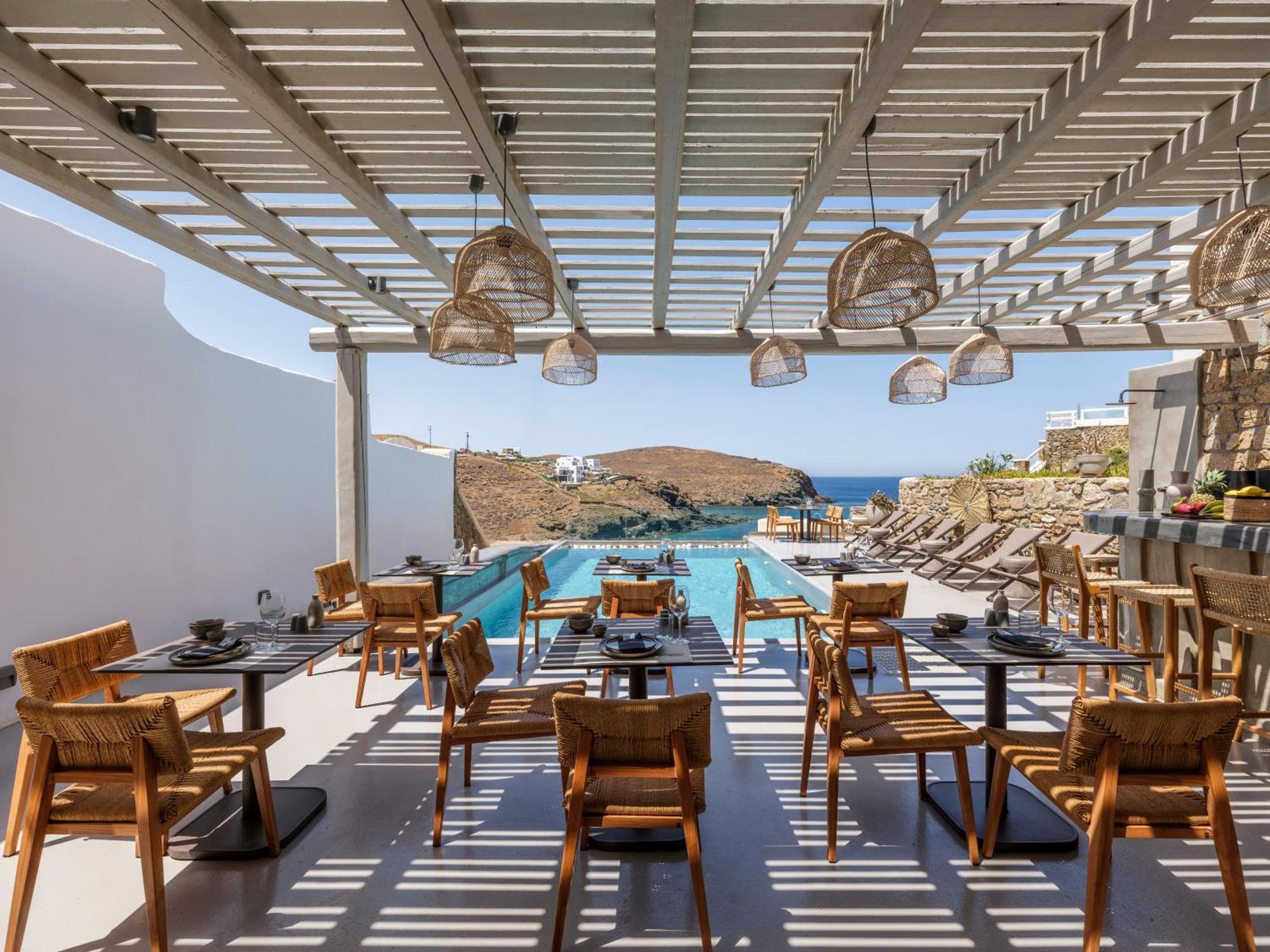 The Mykonist Merchia Beach Villas & Suites Esterno foto