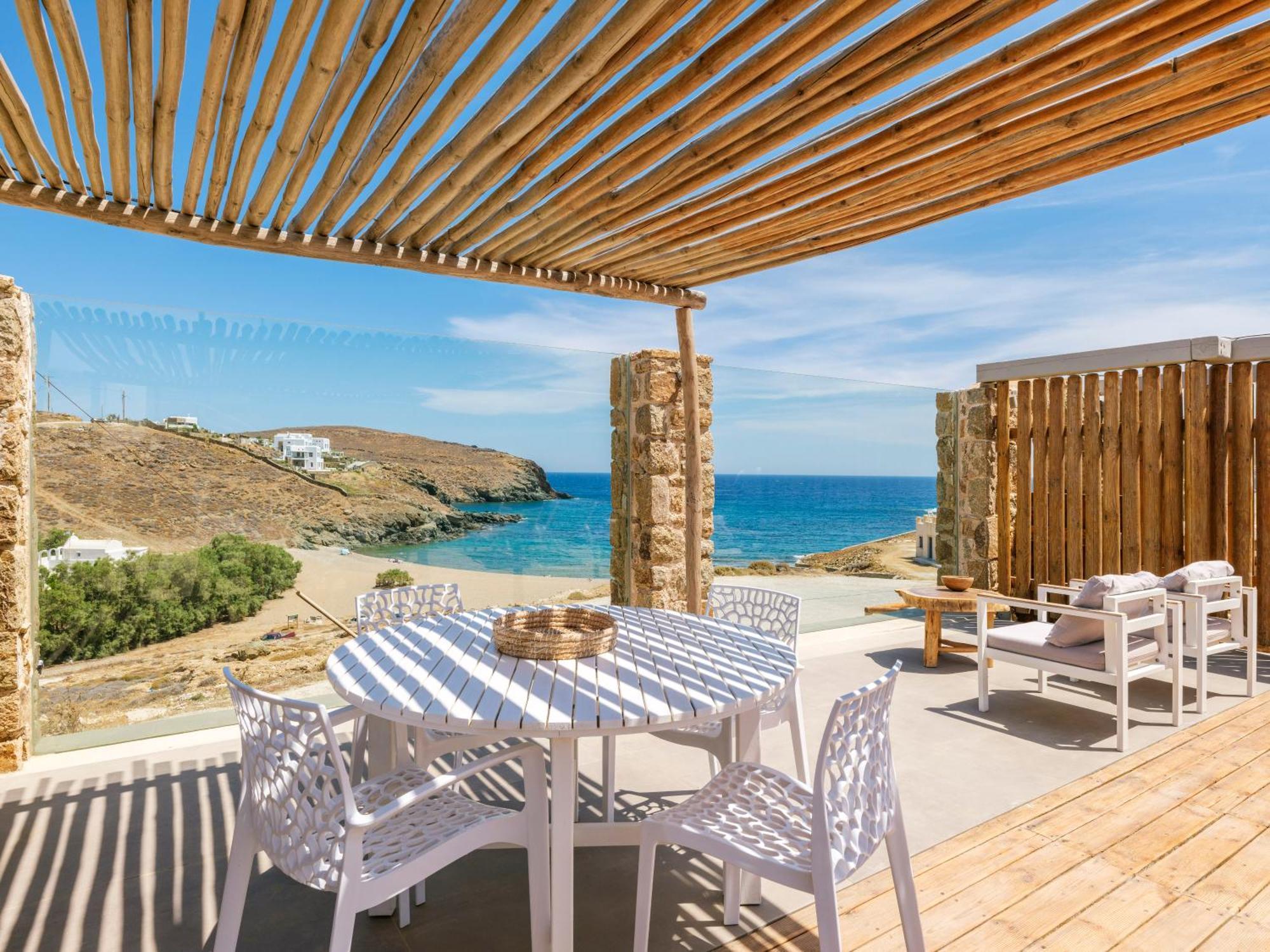 The Mykonist Merchia Beach Villas & Suites Esterno foto